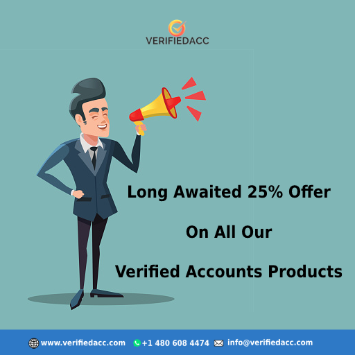 25% Offer On All Our Verified Account